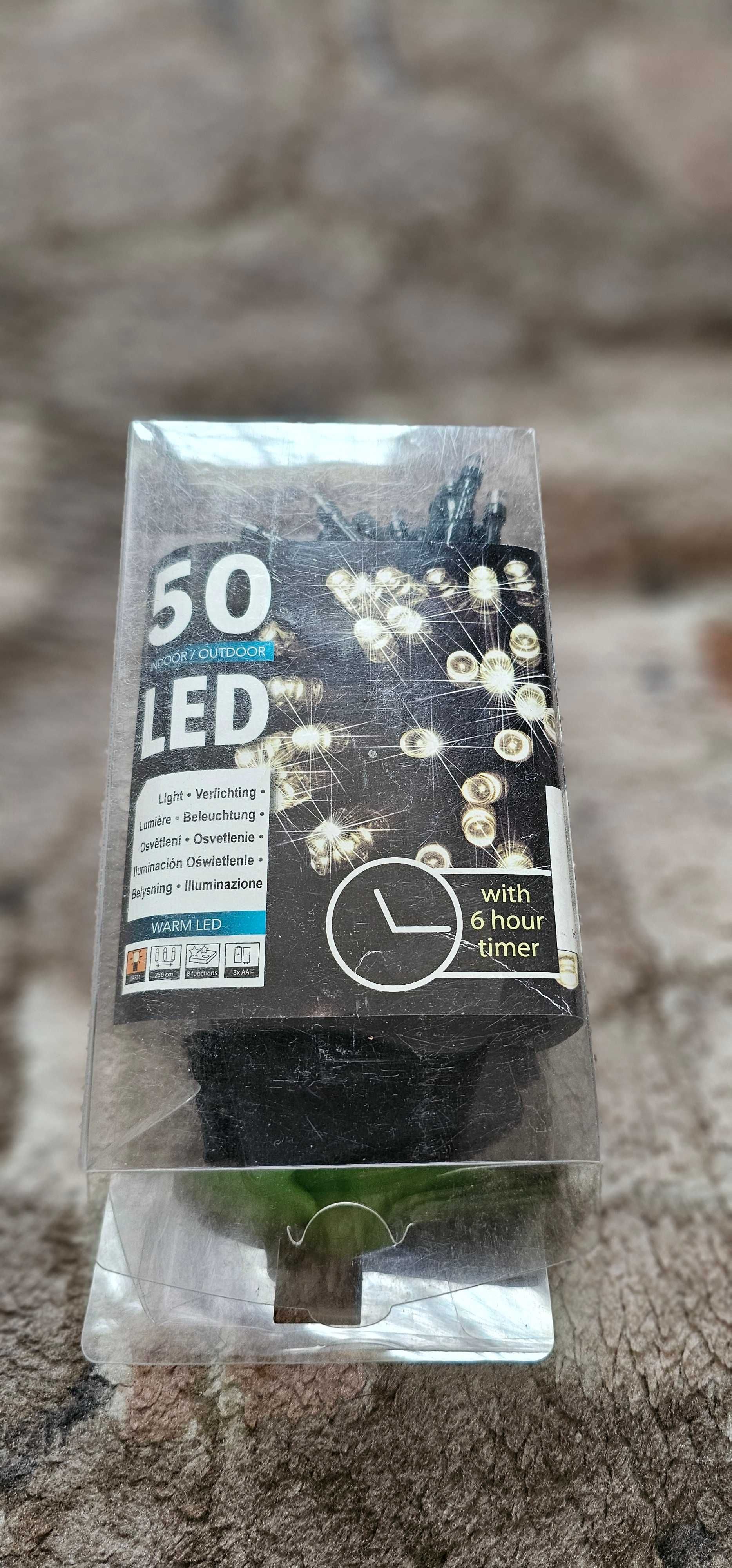 Instalatie LED Pom craciun  50 Leduri Exterior ren