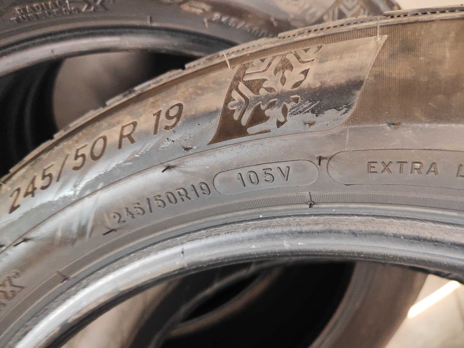4бр.зимни гуми 245/50/19 Michelin