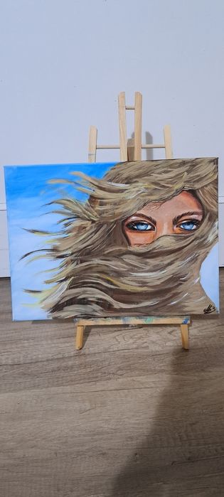 "Ръчно рисувана акрилна картина – перфектен подарък!"