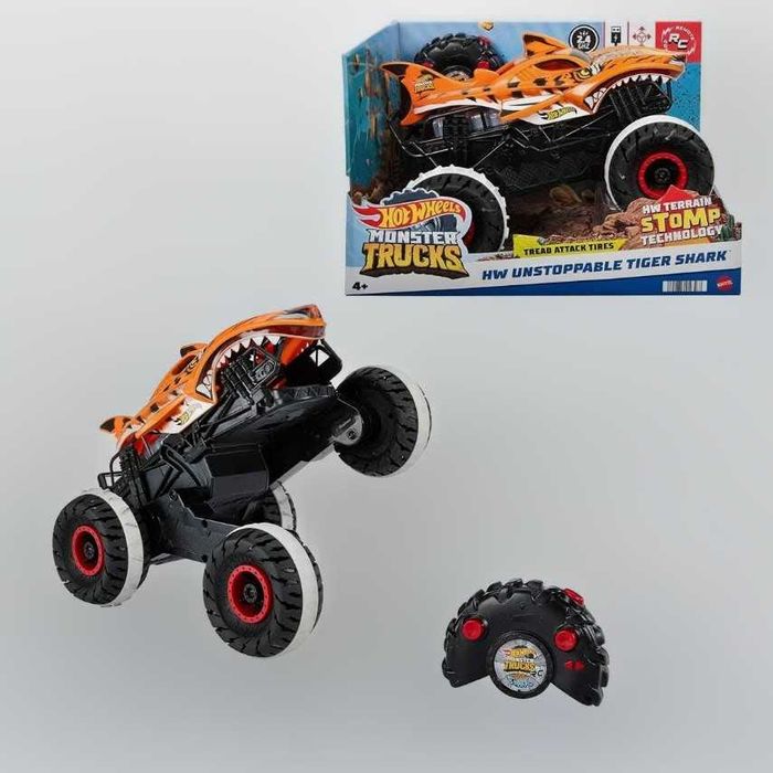 Hot wheels Monster truck Tiger Кола с дистанционно Тигър