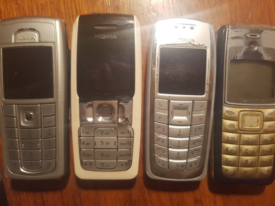 Nokia 6230ii, Nokia 2310, Nokia 3120, Nokia 1112.