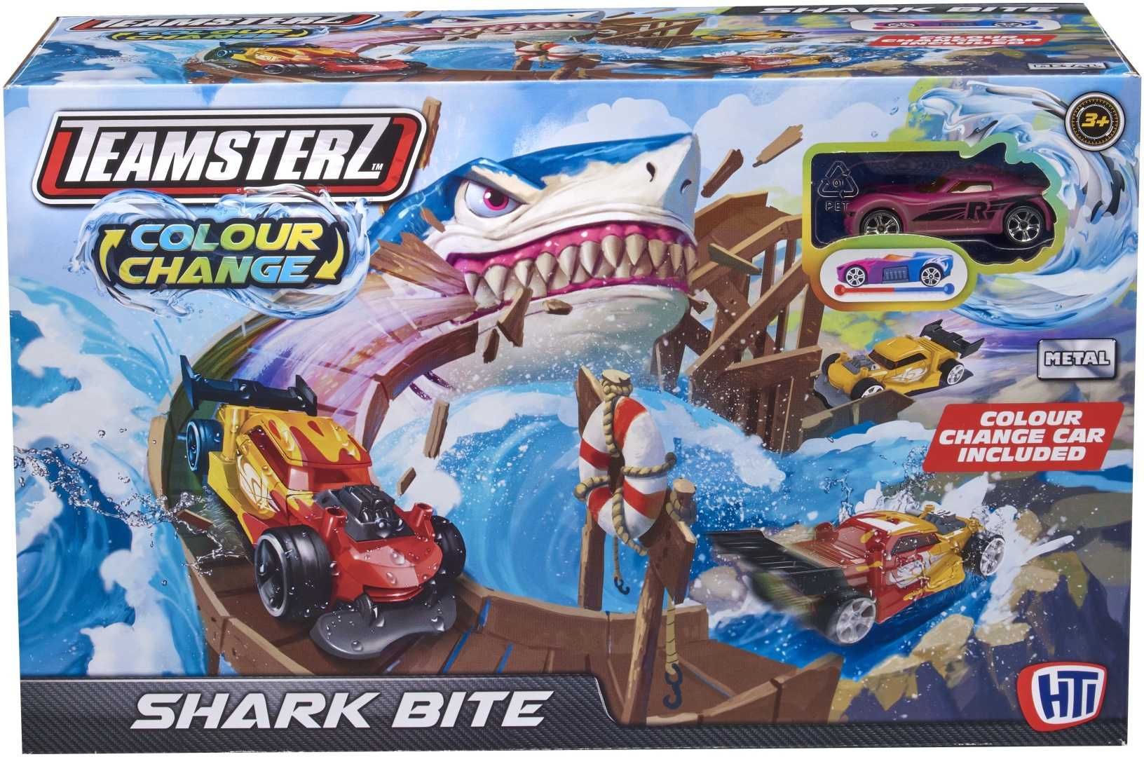 HTI Набор Teamsterz «Трасса Colour Change Shark»