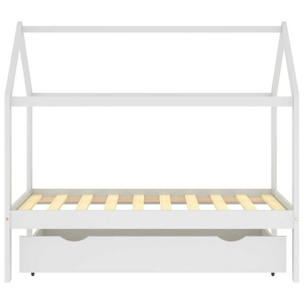 Детско легло с чекмедже Монтесори, Избор на цвят, бор масив, 80x160 см