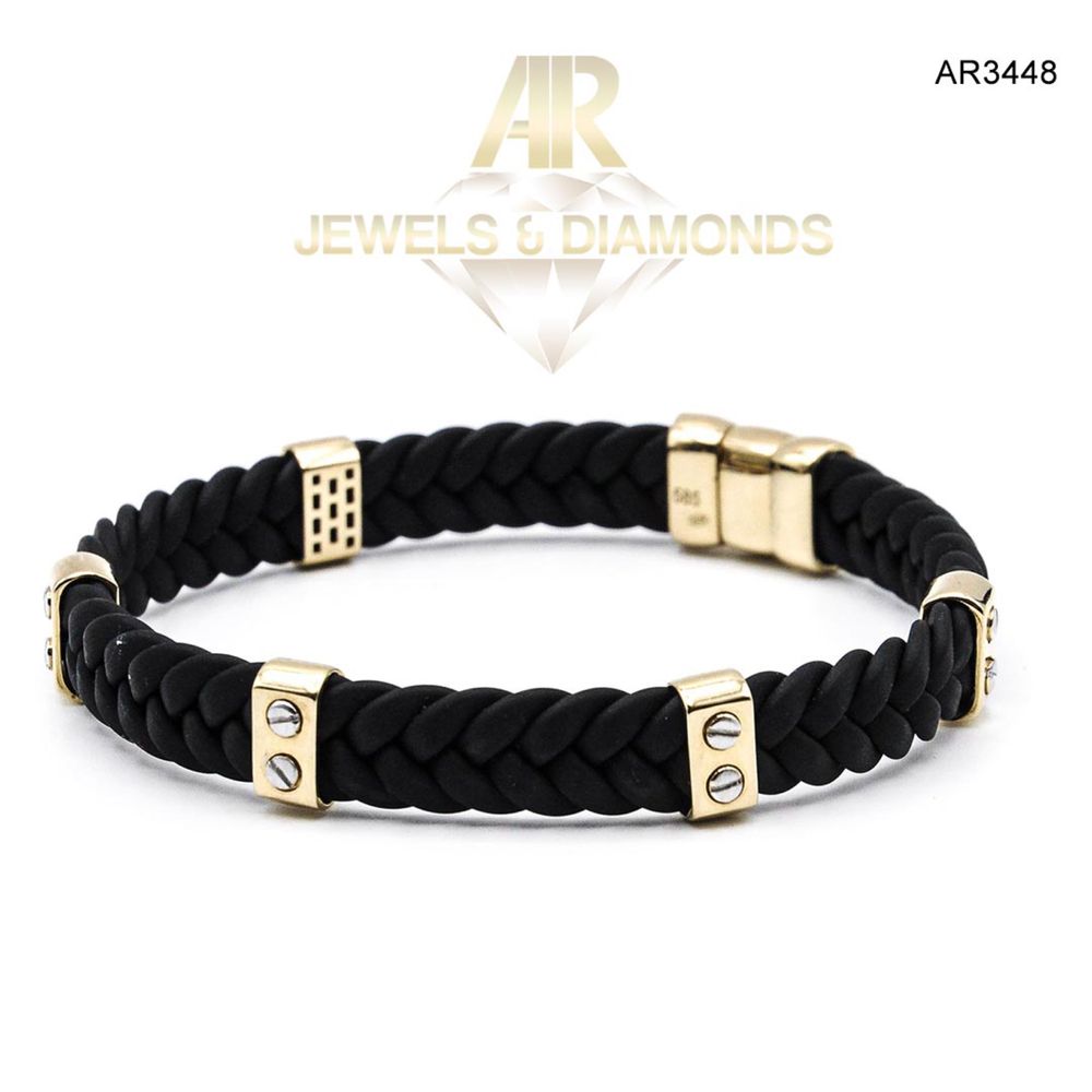 Bratara Aur 14 K model nou unisex ARJEWELS(AR3448)