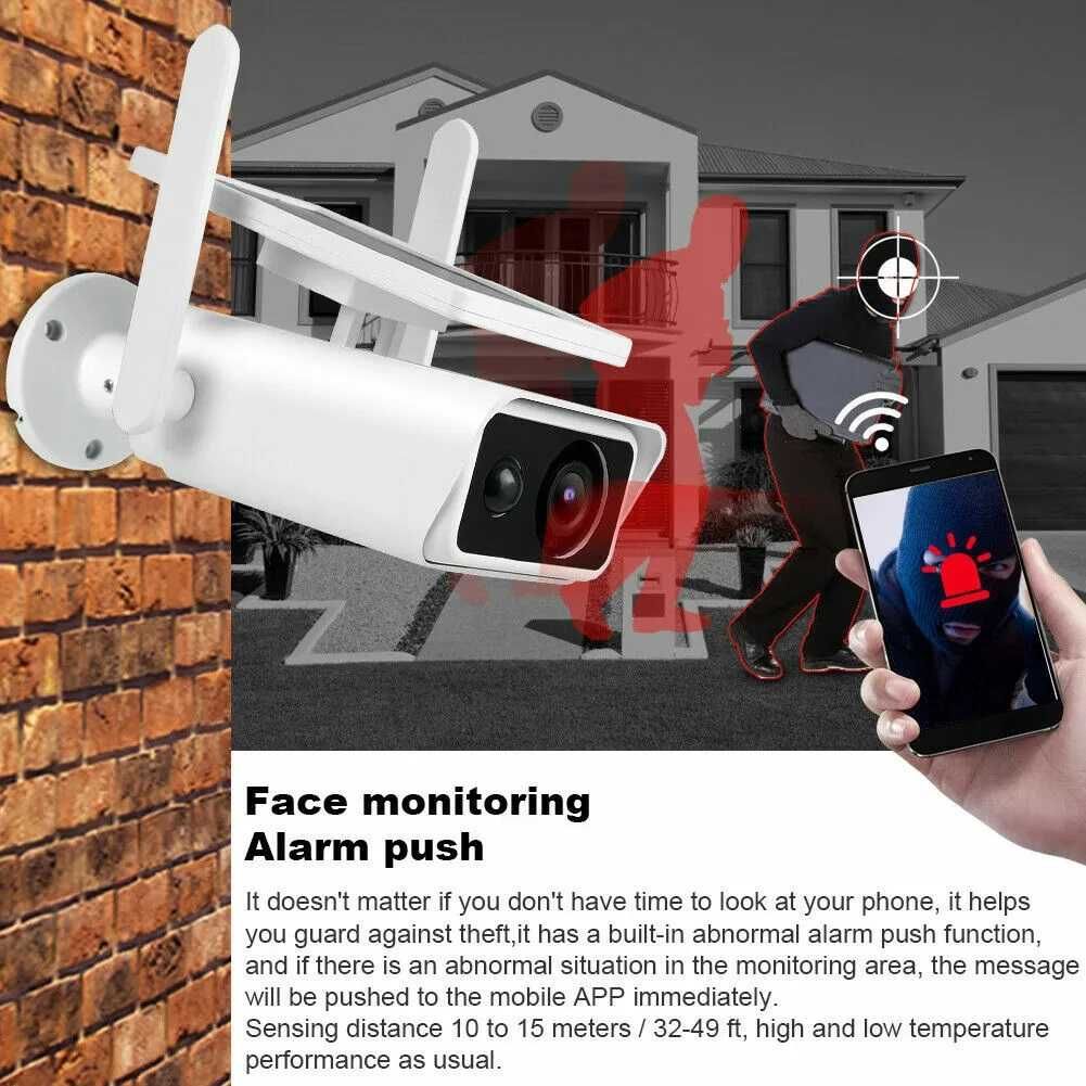 Соларна камера STELS SL40, Wi-Fi, Full HD, 3MP, PTZ, нощно виждане