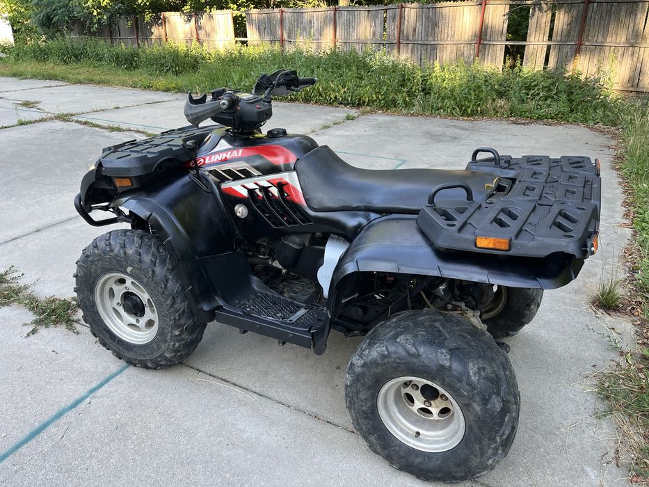 Atv linhai aniversary 4*4 la buton motor 300cc an 2008 inmatriculat