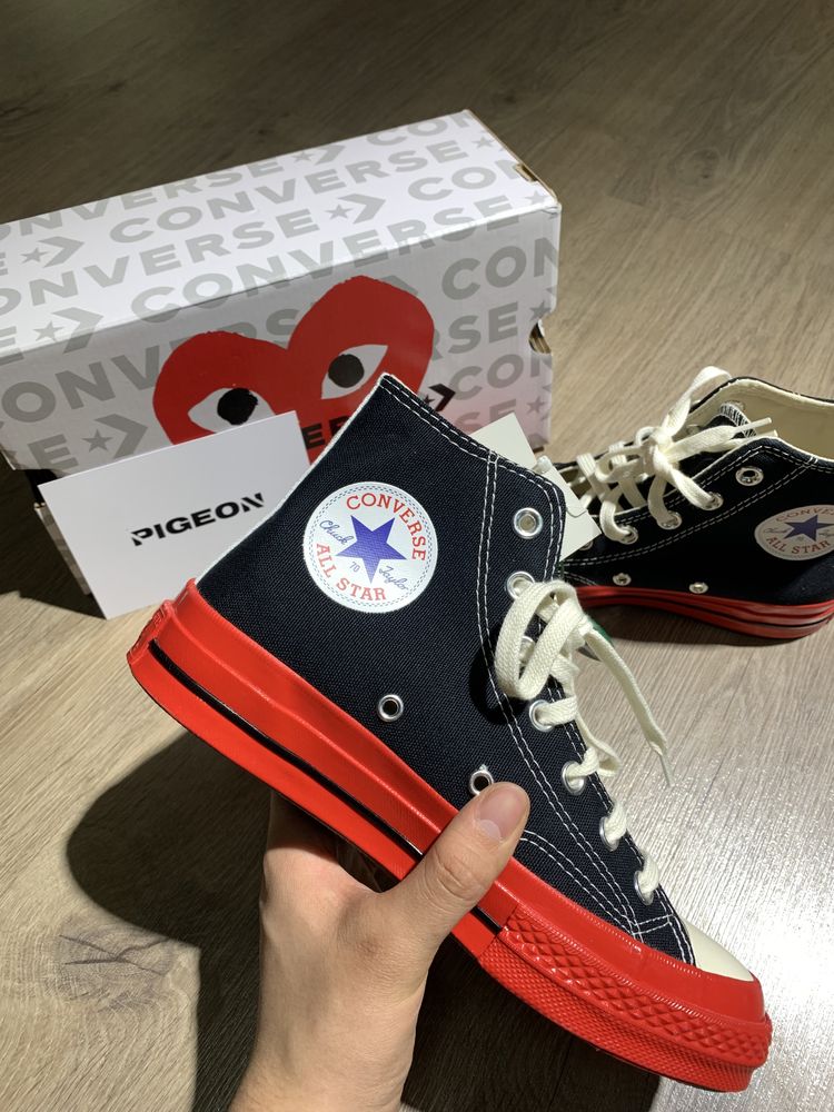 Converse Comme des Garçons Black Red