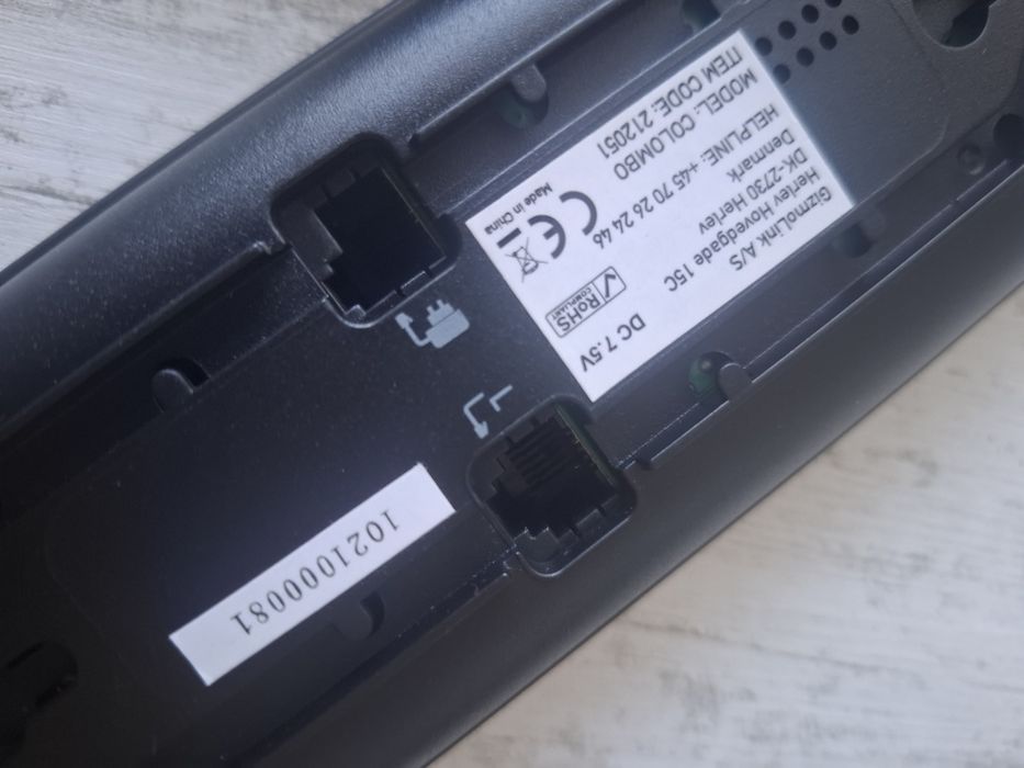 Telefon fix portabil din 2 bucăți