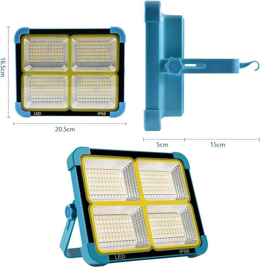 LED соларна къмпинг лампа ВИСОК КЛАС с 5 режима на работа