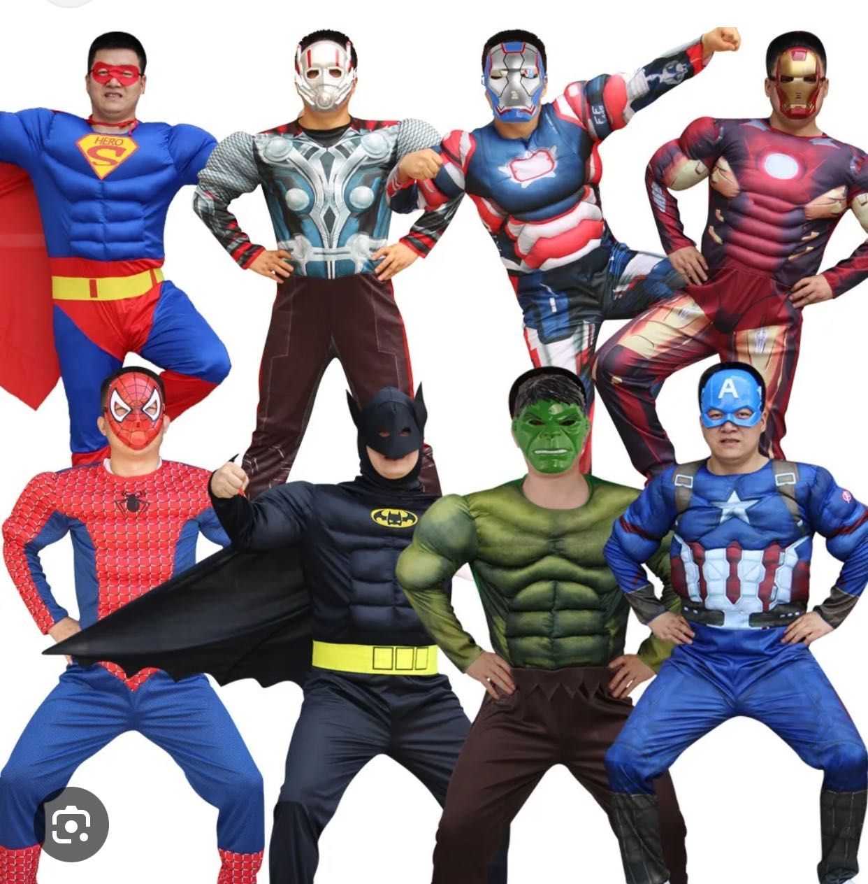 Прокат костюмов Супер герои для взрослых