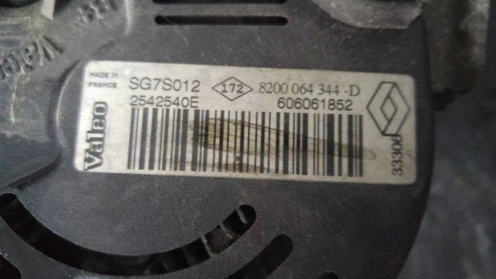 Alternator renault clio 2 1.2 b d7fg726 8200064344d
