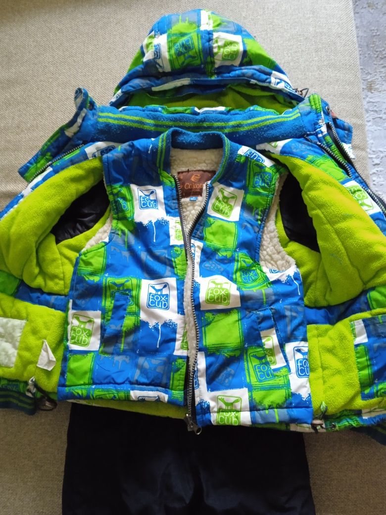 Зимний комплект верхней одежды на мальчика 2-4 года