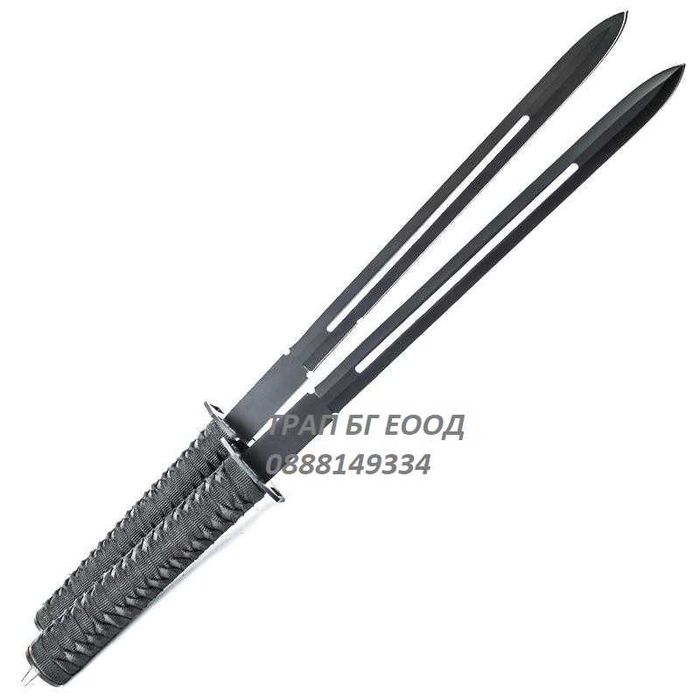 Катана Меч Нинджа комплект от Два Броя с Калъв Katana Мечове