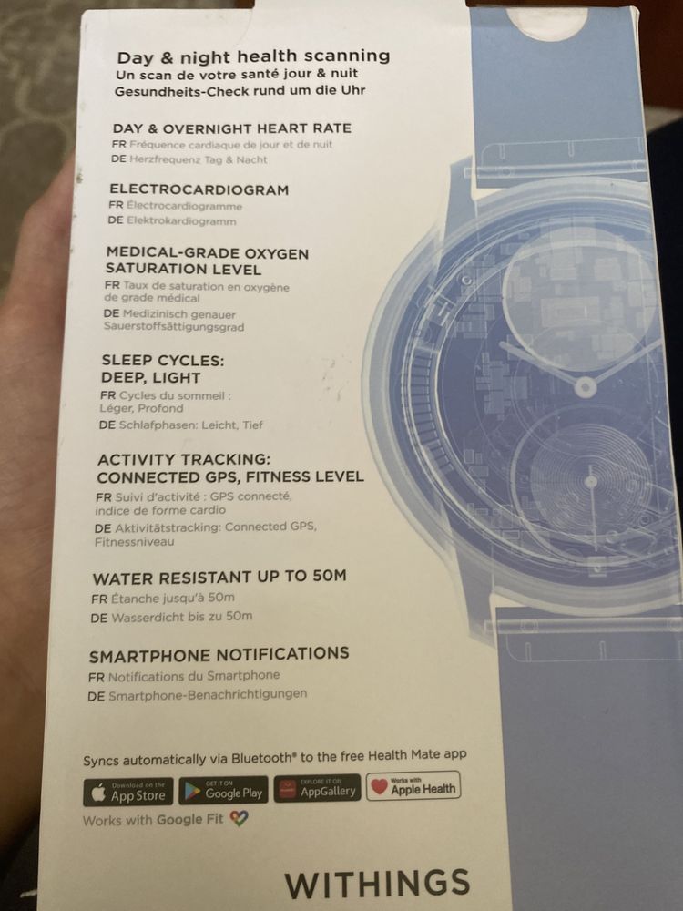 Scan watch withings