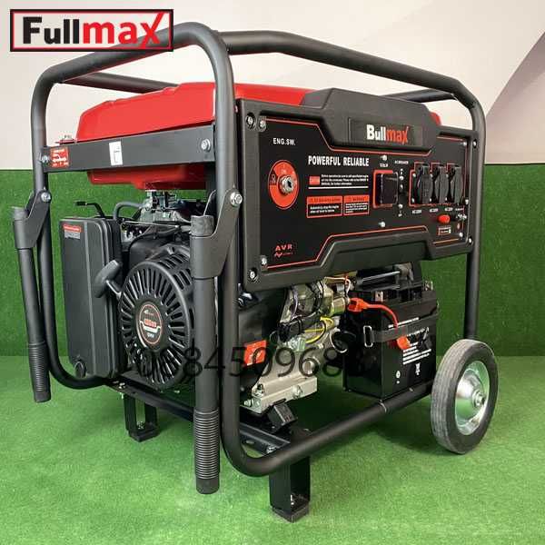 Бензинови монофазни агрегати за ток BULLMAX 6500W.