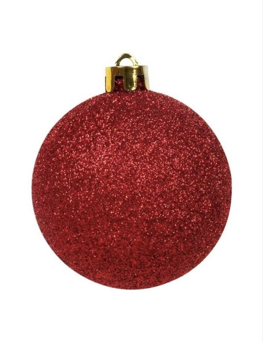 Комплект коледни топки за елха, 54 броя, 4 размер, Гланц, Мат, Блясък
