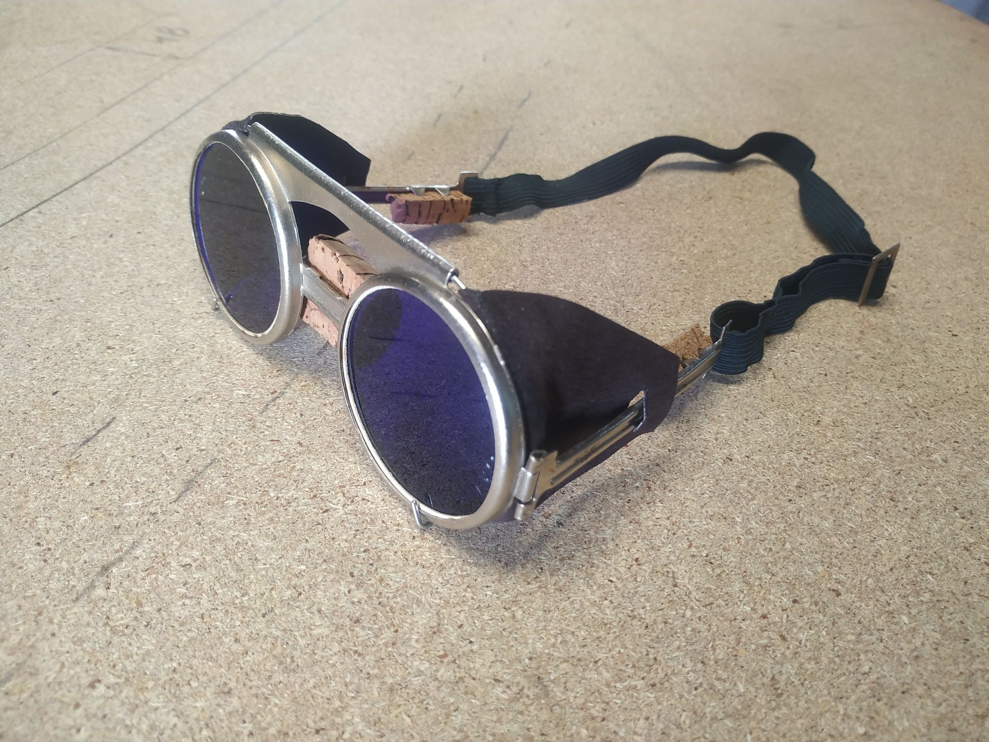 Ретро колекция мото кабрио очила / пилот кафе рейсър вермахт
