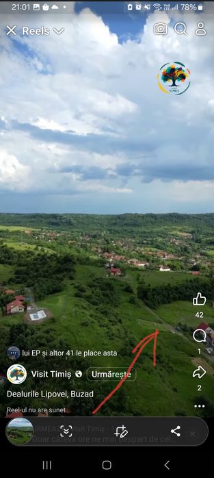 Teren intravilan Buzad ,50km Timișoara
