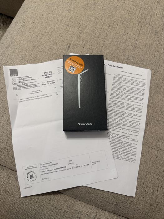 Samsung Galaxy S25+ plus, 256gb , navy, sigilat,factura/garantie 2 ani