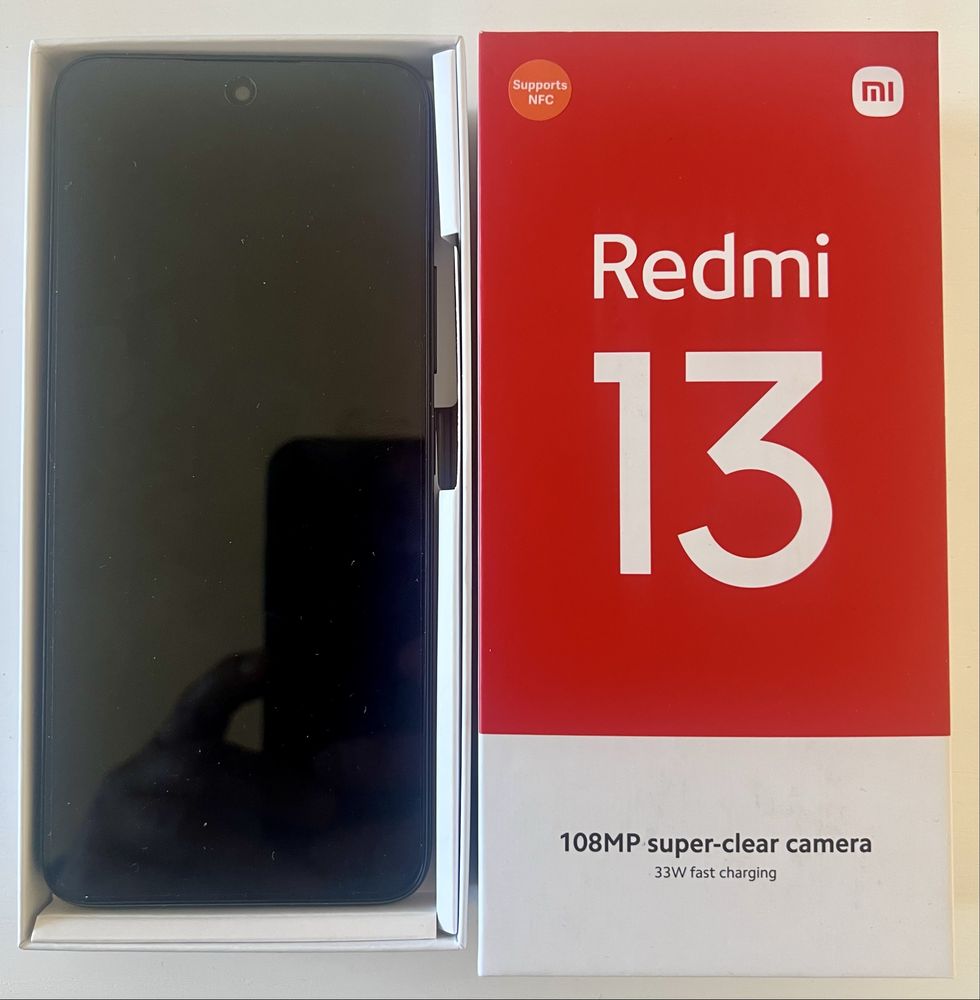 Смартфон Redmi 13 Midnight black, 6GB RAM, 128GB ROM, 108MP камера