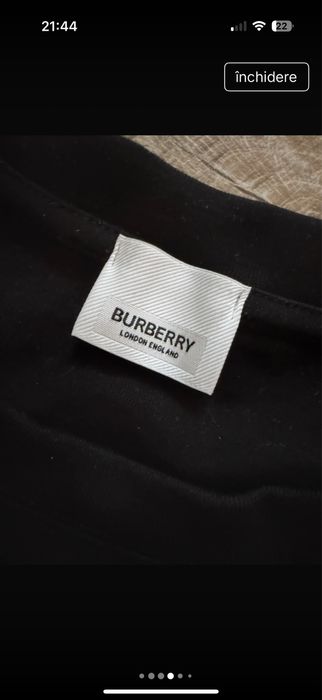 Tricou barbat negru Burberry marimea M