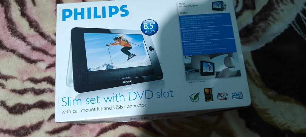 Dvd Philips ptr mașină,portabil
