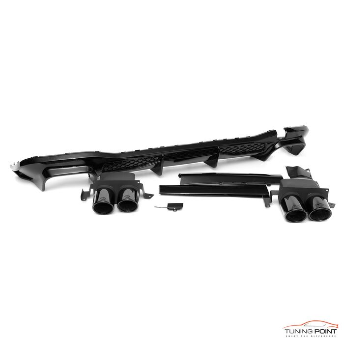 Difuzor Bara Spate MERCEDES S Class W223 Cu Ornament Tobe Model Brabus