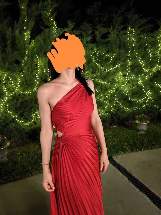 Rochie de ocazie asimetrica Mango