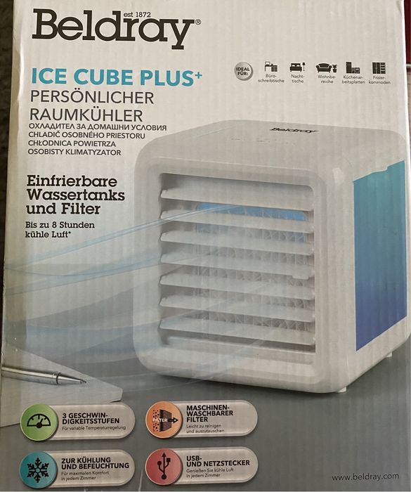 Ice cube охладител вентилатор мини климатик