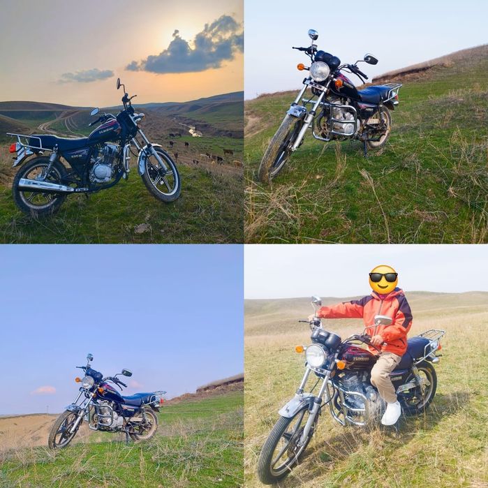 Мотоцикл супер,  өте керемет жүріп тұр.