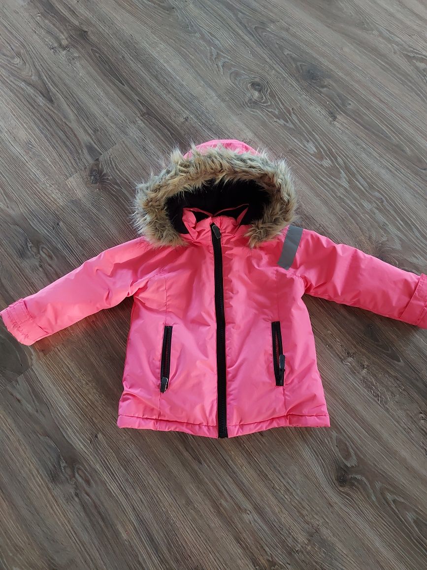 Куртка детская, зимняя, тёплая, яркая