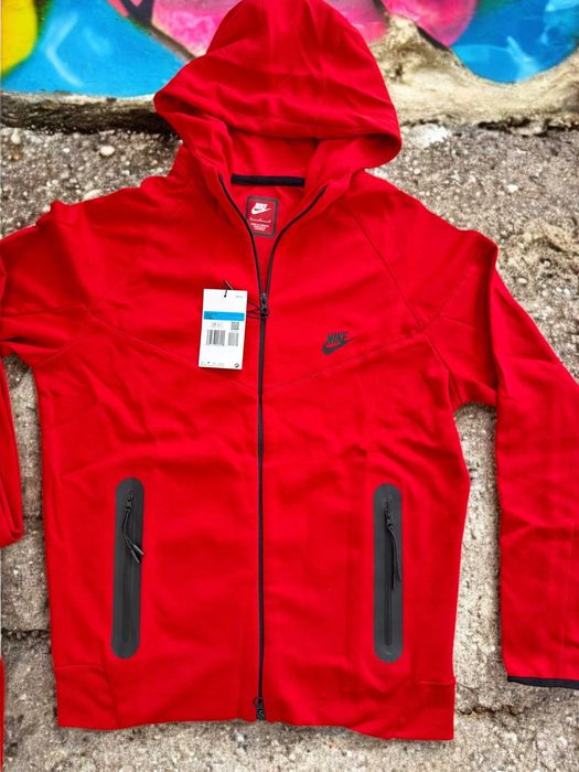 Trening Nike Tech Fleece Red - Trening Fete Baieti Set Complet