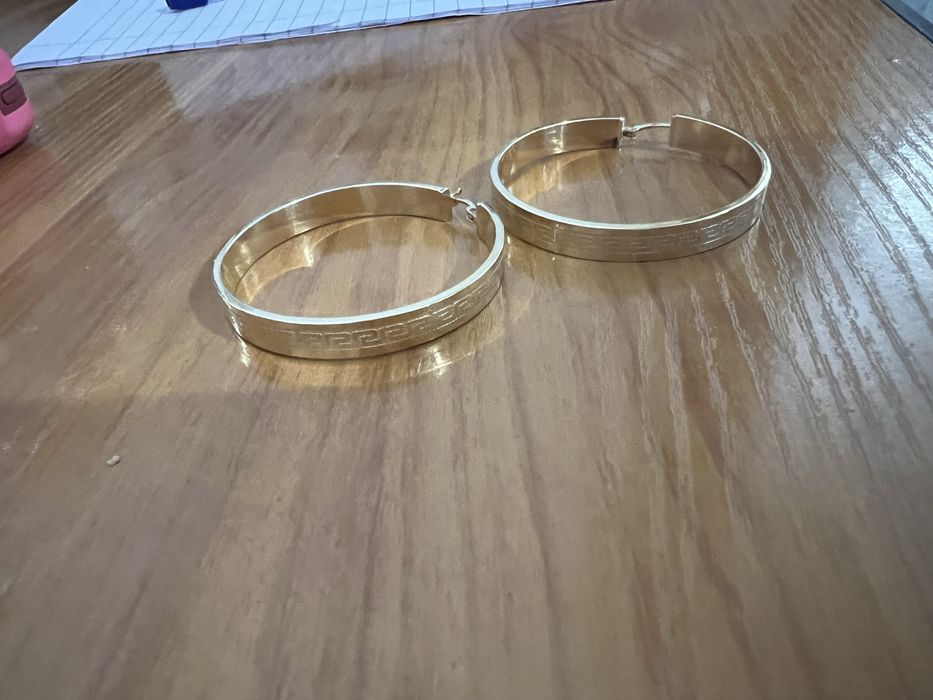 Vand cercei de aur 14k