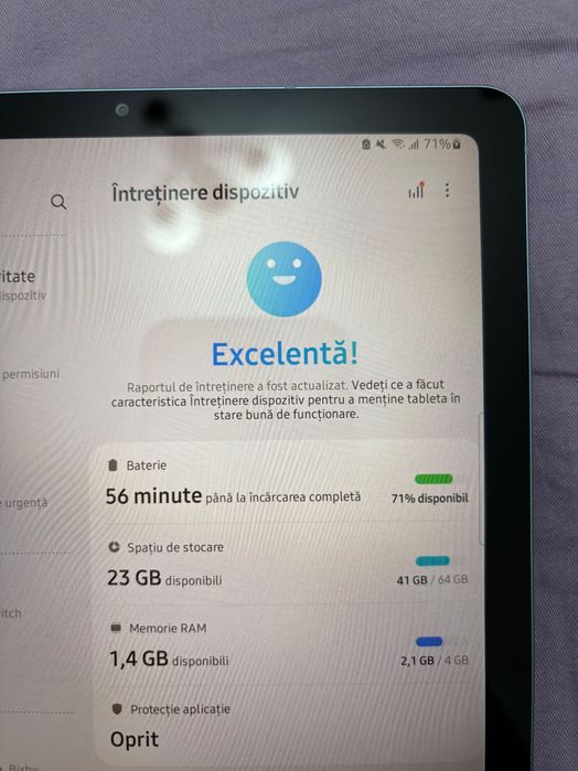 Samsung Tab S6 Lite 64G - Ideală pentru școală/notițe, S Pen + husă