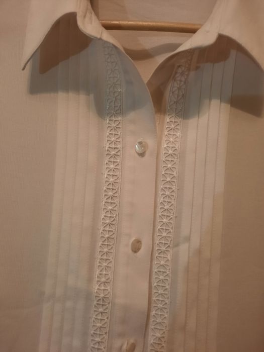 Cămașă dama alba cu broderie mărimea 42-44