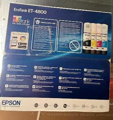 Imprimanta multifunctionala inkjet color Epson Ecotank ET-4800 Noua