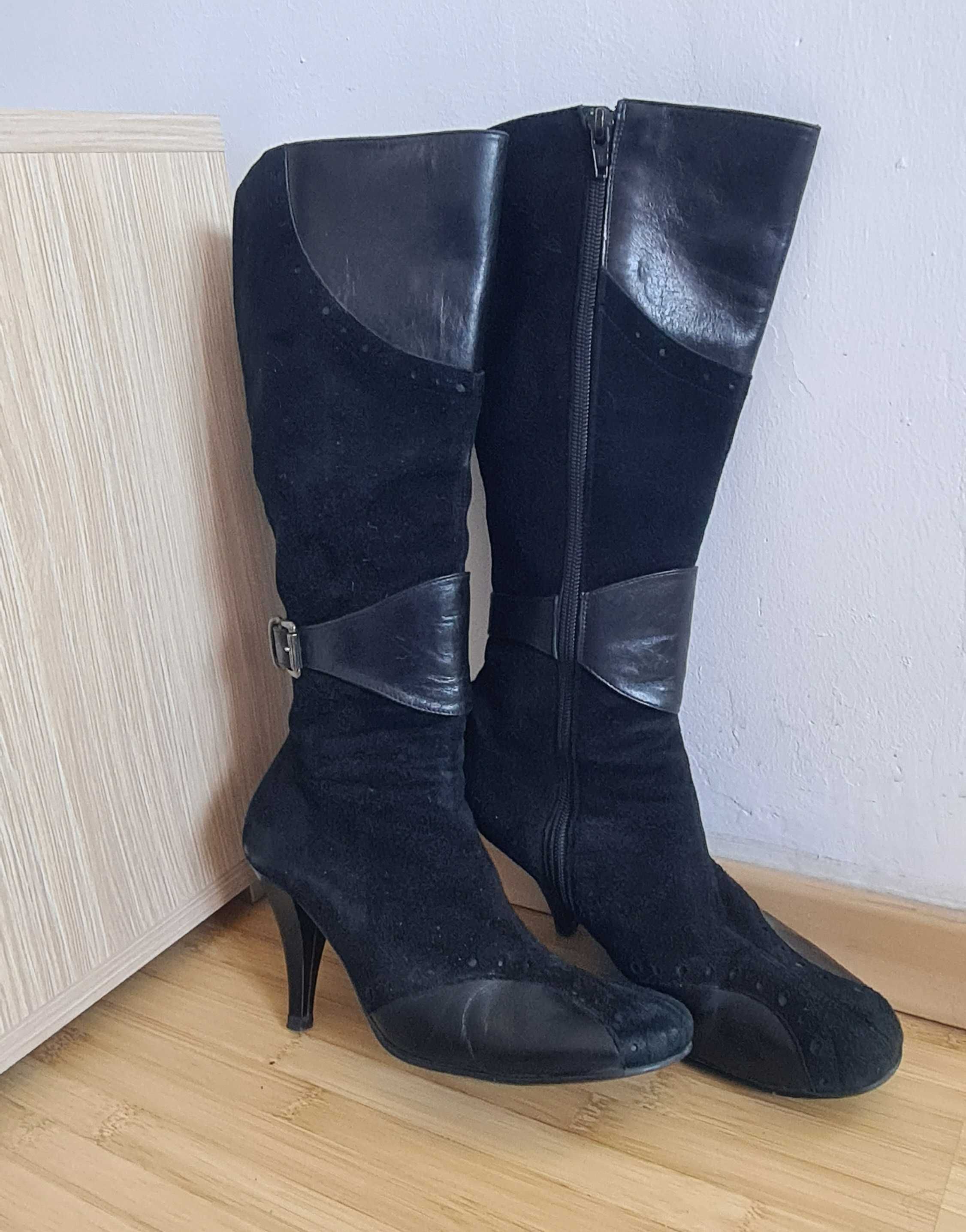 Cizme de damă din piele