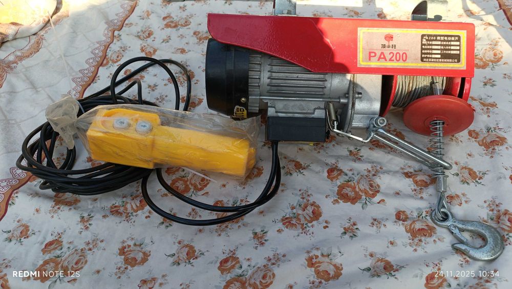 Тельфер лебедка электрическая продам недорого