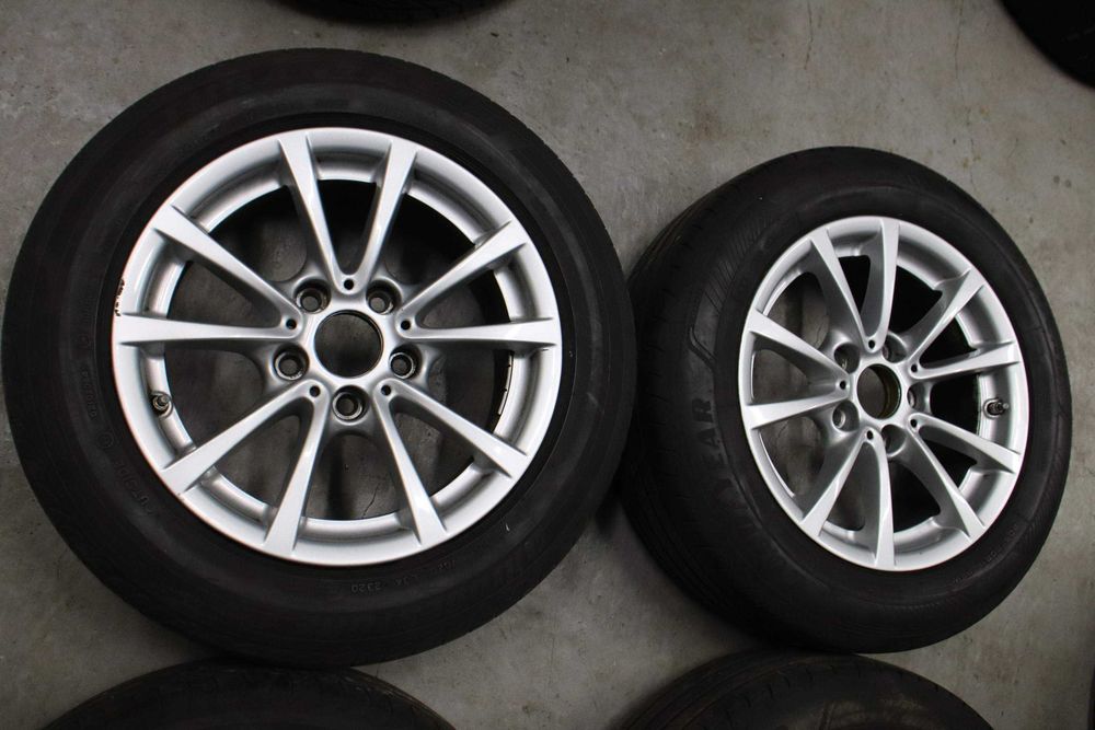 Jante originale BMW F30 E90 Style 360 16 inch 5x12 cu 205 60 16 vara