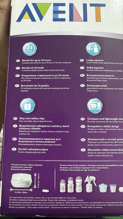 Sterilizator pentru microunde Philips AVENT SCF281/02