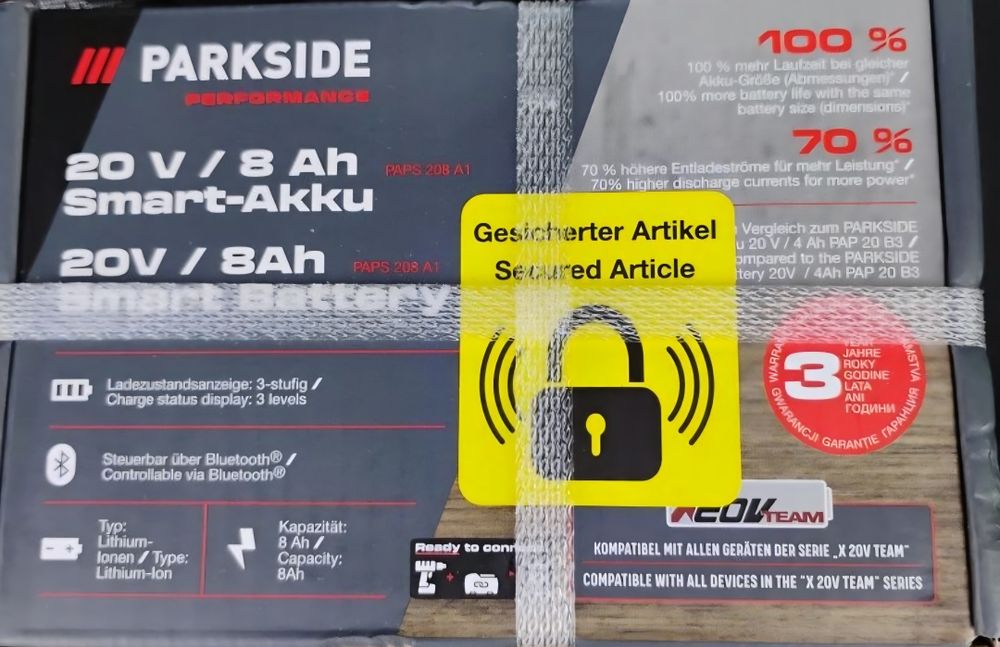 Acumulator Smart Parkside 20V 8Ah
