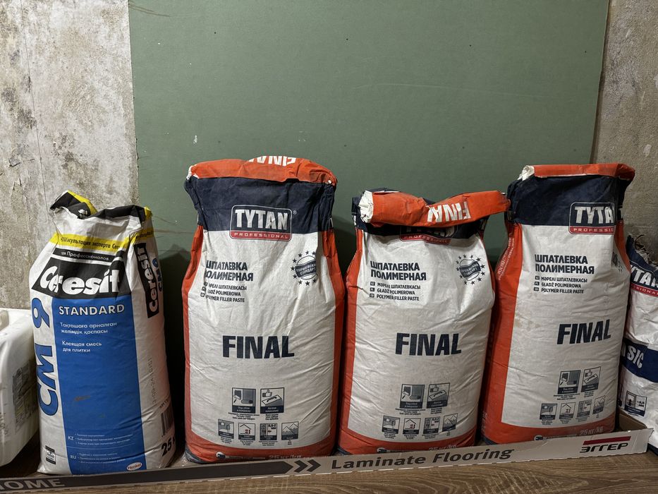 Шпатлевка полимерная профессиональная TYTAN FINAL 25кг