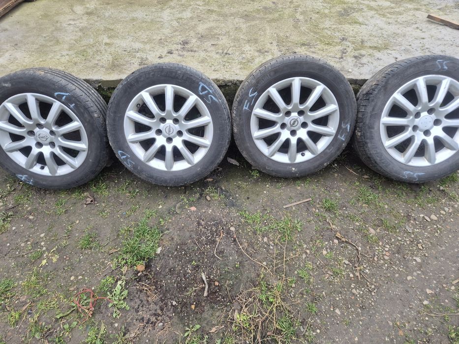 Jante Opel Astra H,  R16. Cauciucuri de vara
