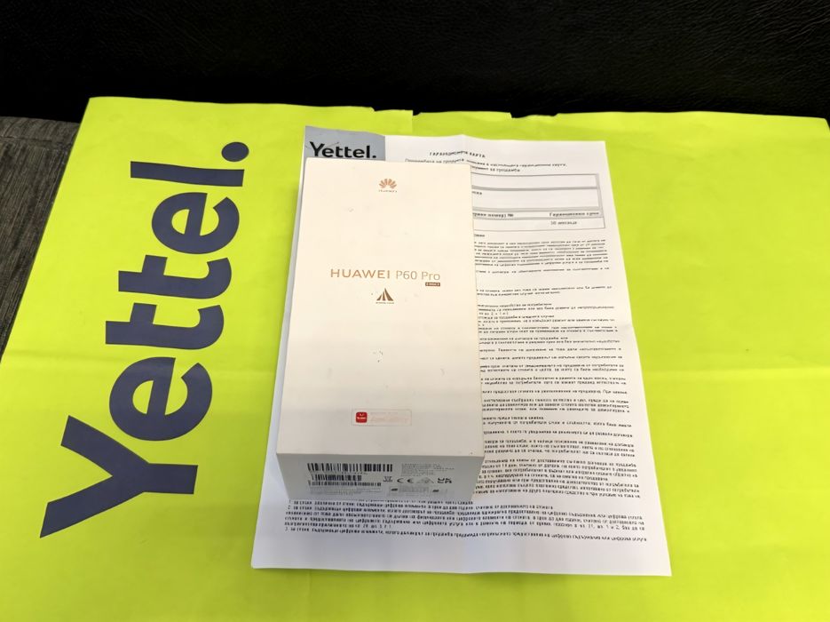 КАТО НОВ 256GB Huawei P60 Pro Yettel Гаранция 2028 Pearl / White