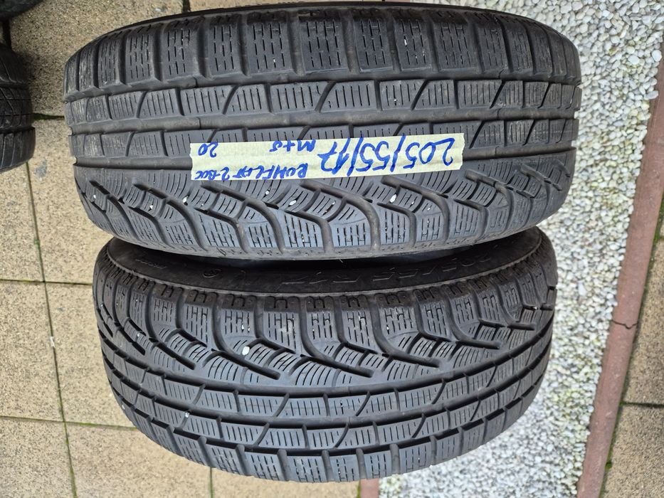 Vând cauciucuri 205/50/17 M+S Runflat 2 buc //Pirelli//7mm