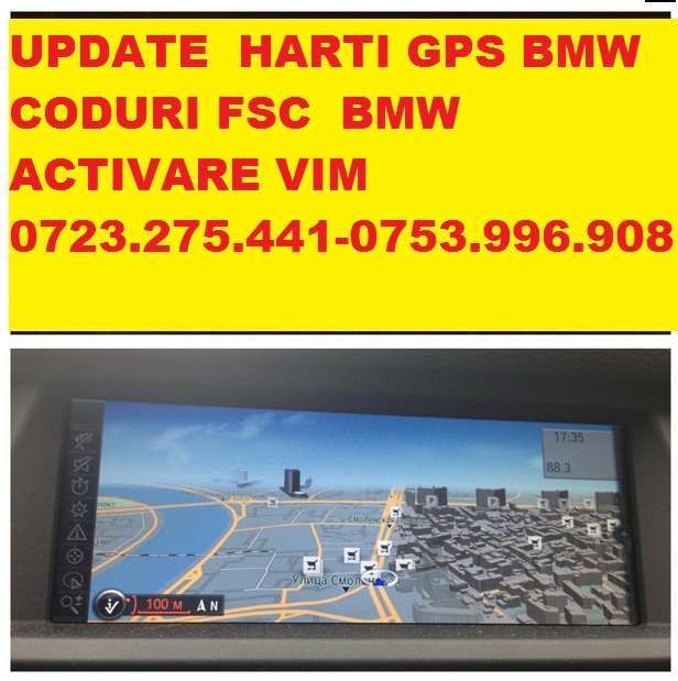 BMW CD DVD Navigatie HARTI GPS BMW Seria 1 3 5 6 7 BMW X3 BMW X5 X6