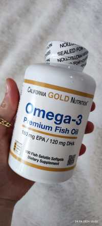 Омега3. Premium Fish Oil, 100 капсул, 240 капсул, 200капсул В НАЛИЧИИ