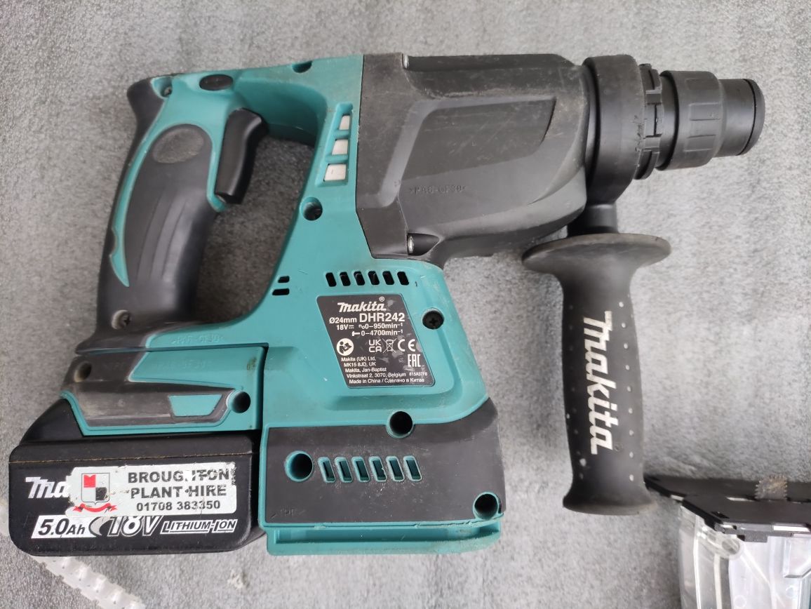 Rotopercutor Makita DHR 242 pendular DSD180 autofiletanta rigips 12V
