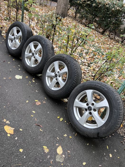 4 roti cu cauciucuri gama vag , passat , tiguan 5/112