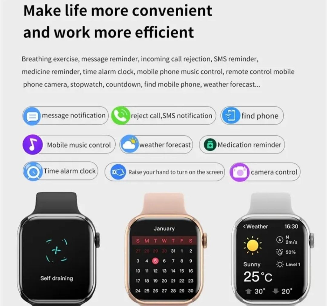 Smartwatch seria 9 Bluetooth Call